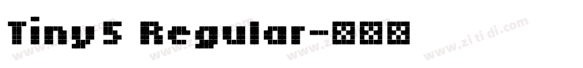 Tiny5 Regular字体转换